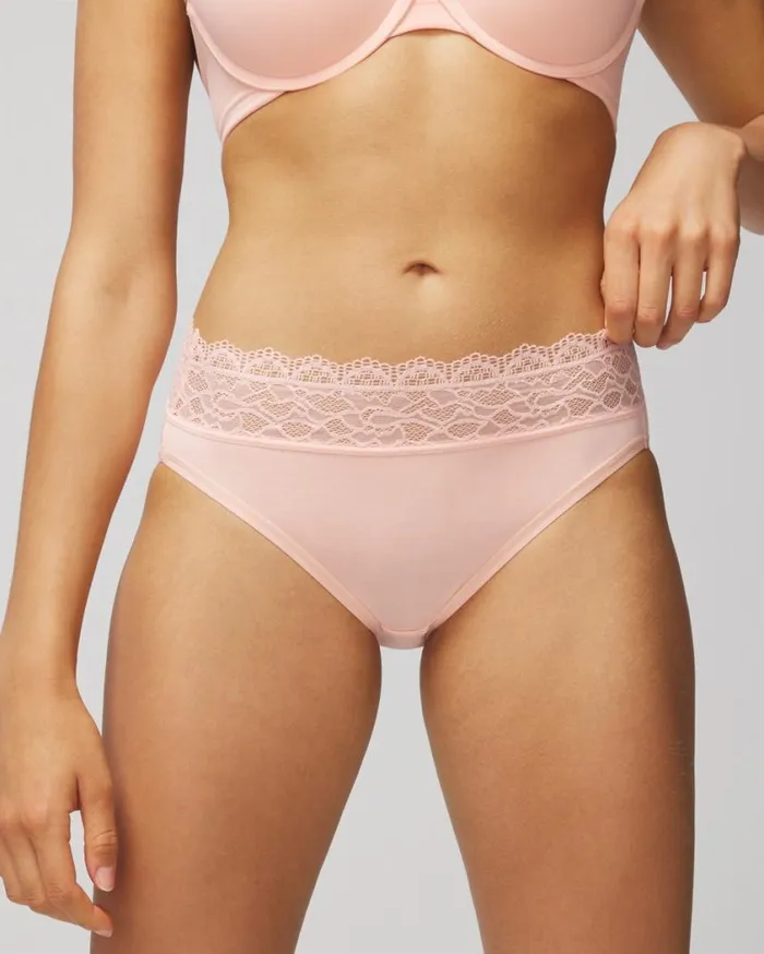 Soma Embraceable Super Soft Enchanting Lace HighLeg Into The Groove Mini Ws Women Panties Soma Embraceable Super Soft Enchanting Lace HighLeg Into The Groove Mini Ws Women Panties