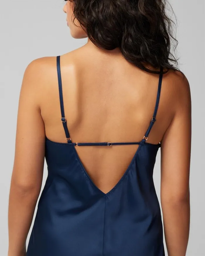 Soma Satin Gown Iced Coffee Women Lingerie