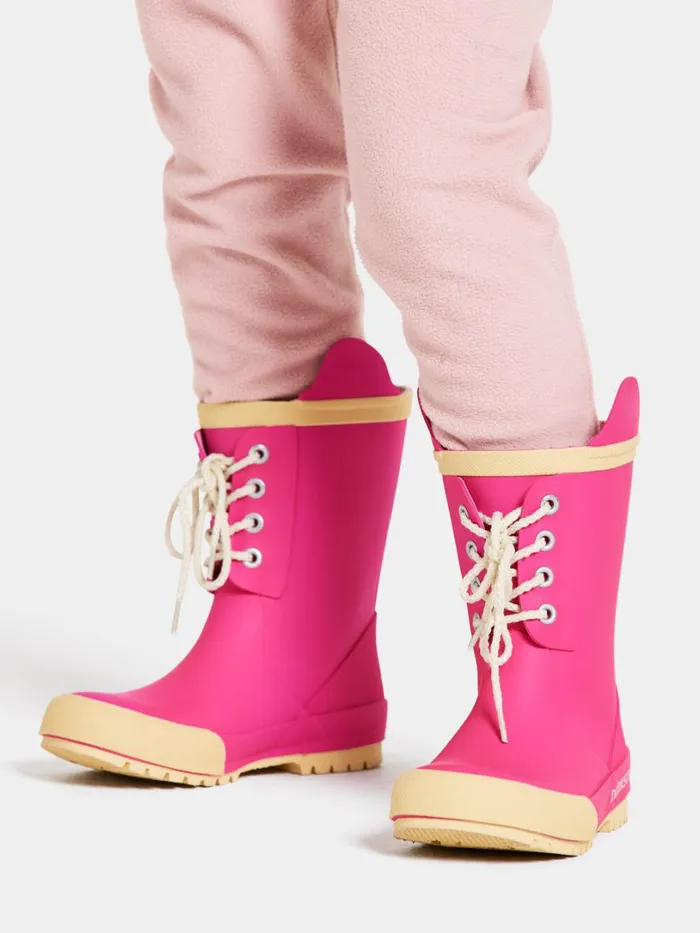 Splashman Kid039s Boots Plastic Pink Kids Didriksons Rubber Boots