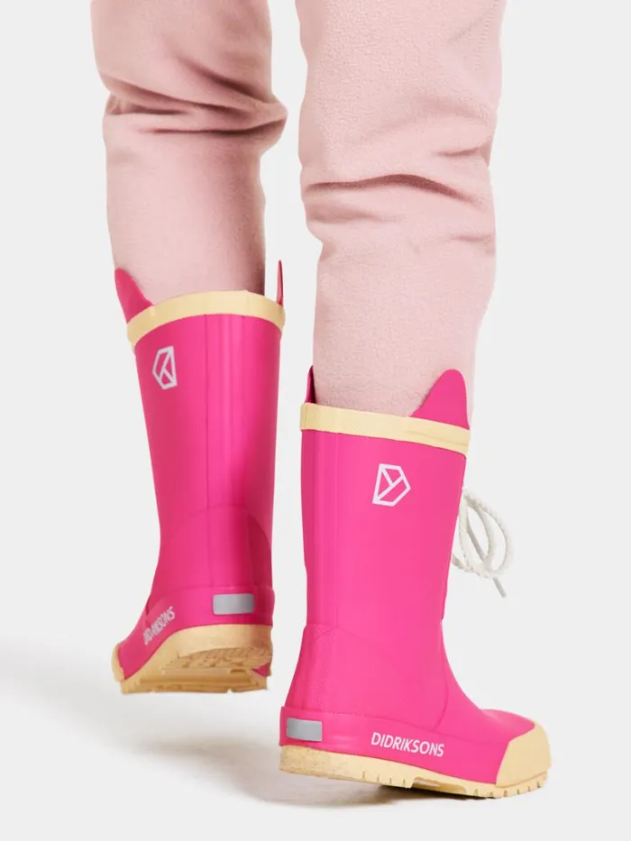Splashman Kid039s Boots Plastic Pink Kids Didriksons Rubber Boots