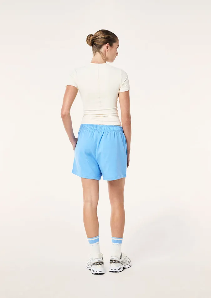 SPORT CLUB SHORT SLEEVE TEE IN WHISPER WHITE Tees PE Nation Women