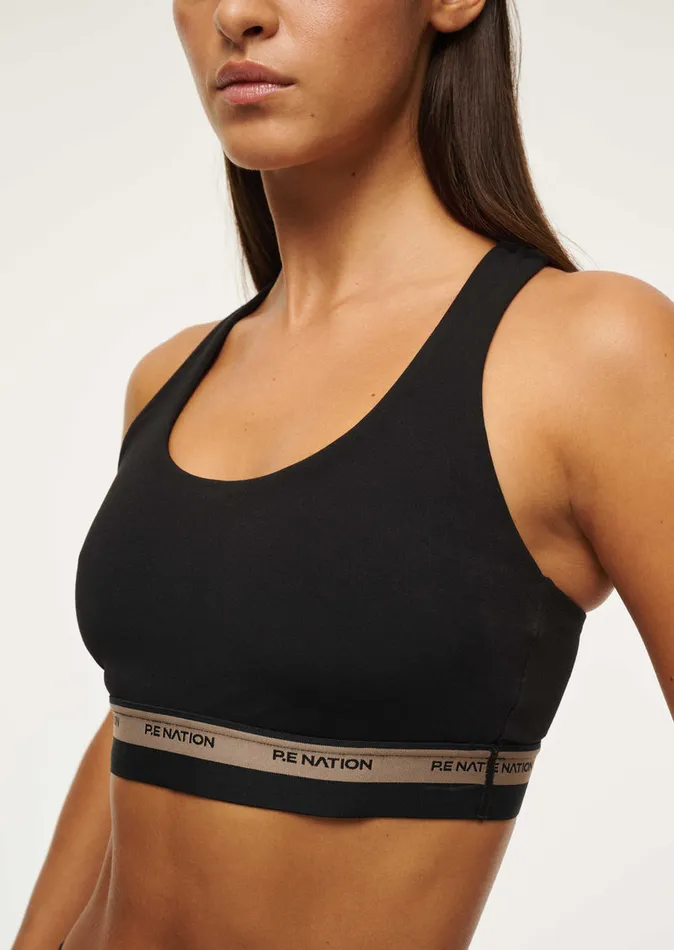 SportsBras Women PE Nation AVANT SPORTS BRA IN BLACK