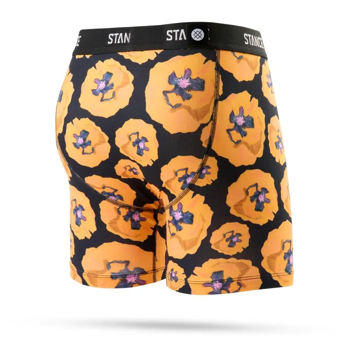 Stance Poly Boxer Brief Poppyland 8211 Orange Men Stance Boxers and Briefs