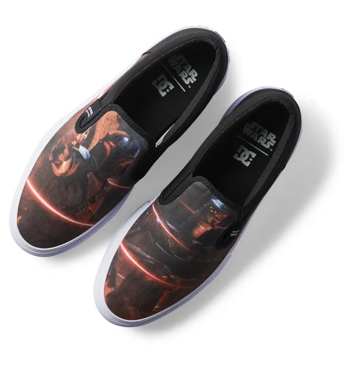 Star Wars DC Manual SlipOn Shoes blackred Sneakers DC Shoes Men
