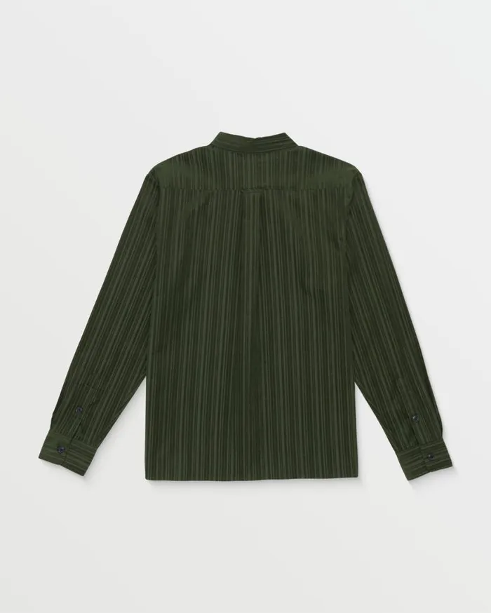 Steadfast Long Sleeve Shirt 8211 Squadron Green Mens Volcom Shirts and Flannels
