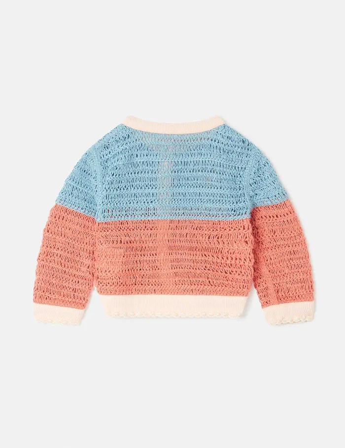 Stella McCartney Baby Girls Kids Farmyard Appliqu Knitted Cardigan Multicolour Stella McCartney Baby Girls Kids Farmyard Appliqu Knitted Cardigan Multicolour