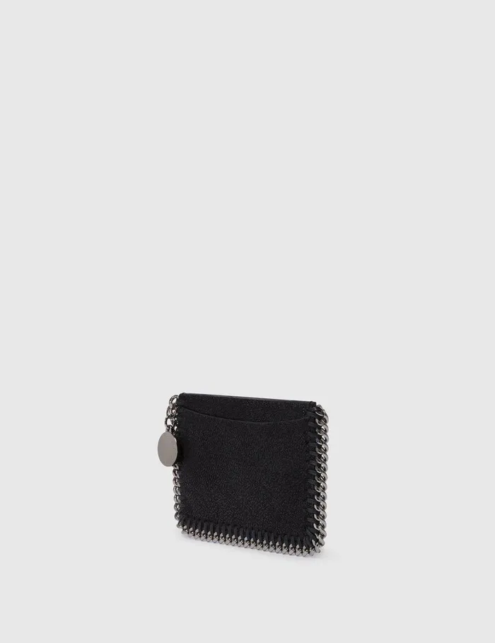 Stella McCartney Card Cases Women Falabella Zipper Cardholder Black Stella McCartney Card Cases Women Falabella Zipper Cardholder Black