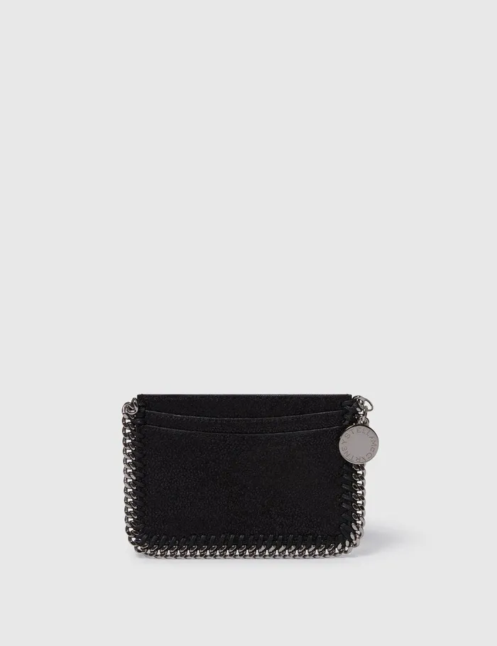 Stella McCartney Card Cases Women Falabella Zipper Cardholder Black Stella McCartney Card Cases Women Falabella Zipper Cardholder Black
