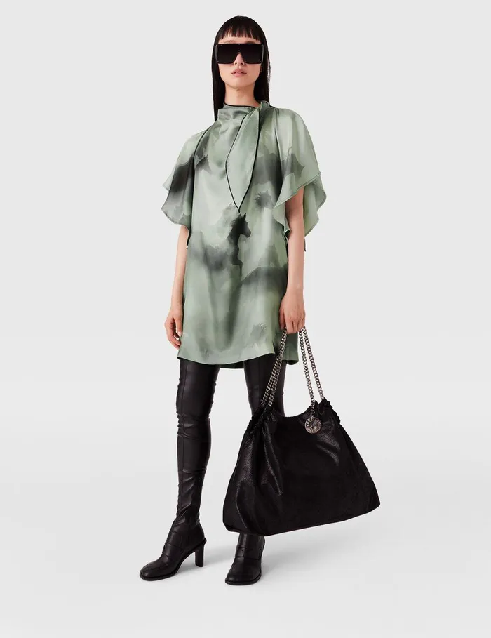 Stella McCartney Dresses Women Horse Print Dress Sea Green Stella McCartney Dresses Women Horse Print Dress Sea Green