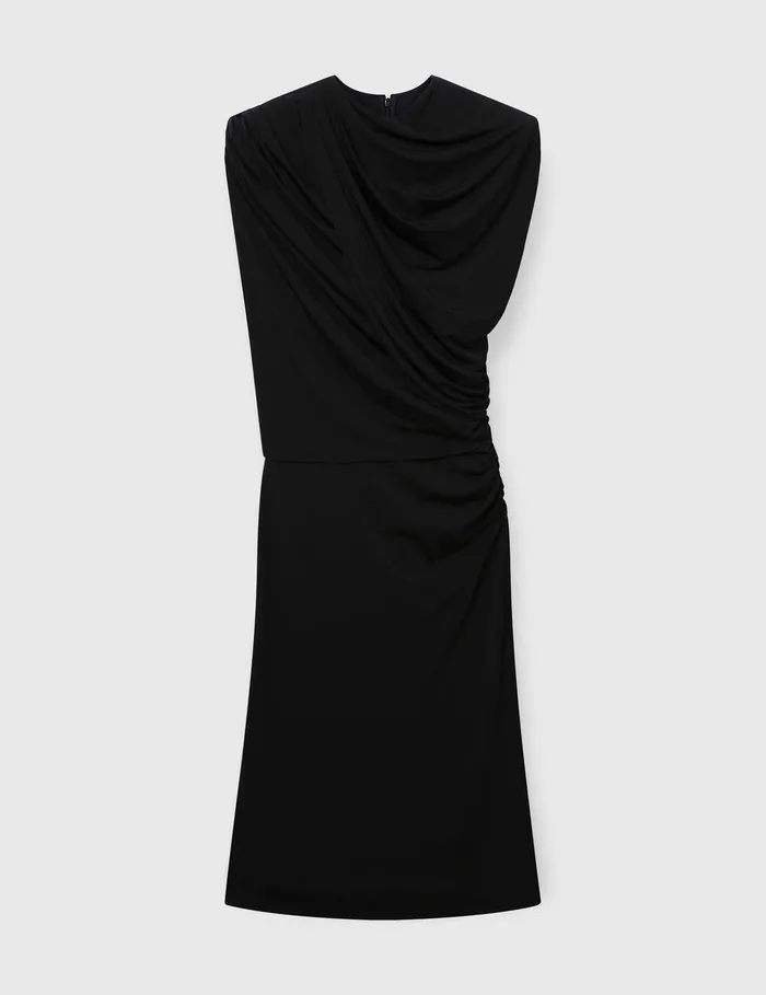 Stella McCartney Dresses Women WrapOver Midi Dress Black
