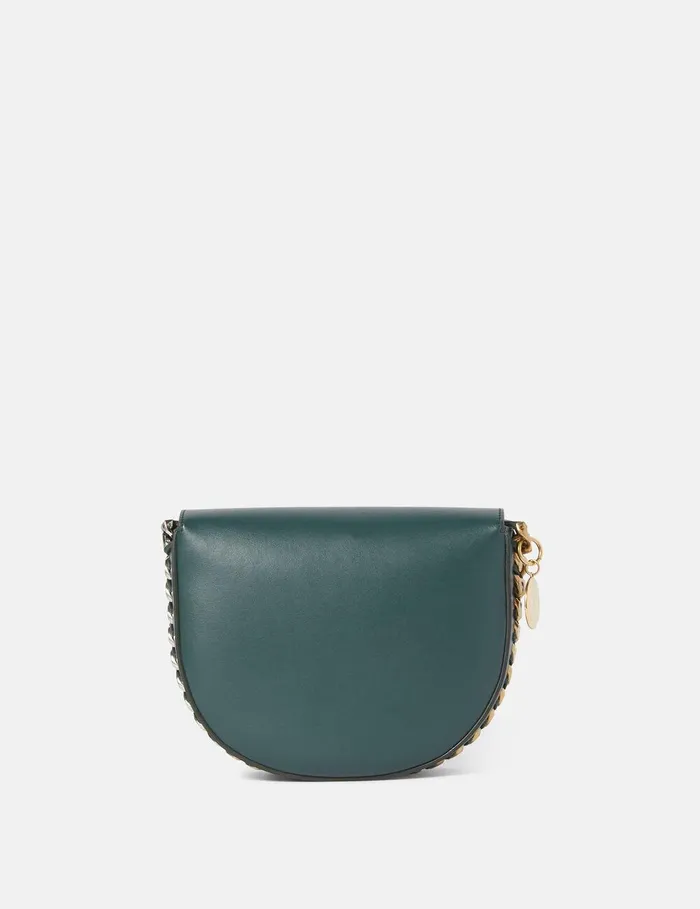 Stella McCartney Frayme Bag Women Frayme Medium Flap Shoulder Bag Forest Green