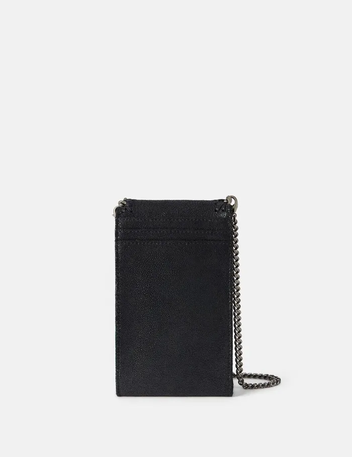 Stella McCartney Iconic Falabella Women Falabella Crossbody Phone Pouch Black Stella McCartney Iconic Falabella Women Falabella Crossbody Phone Pouch Black