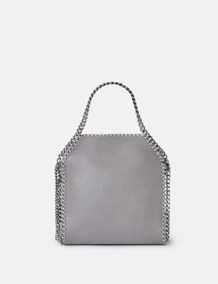 Stella McCartney Iconic Falabella Women Falabella Lips Mini Tote Bag Grey Stella McCartney Iconic Falabella Women Falabella Lips Mini Tote Bag Grey
