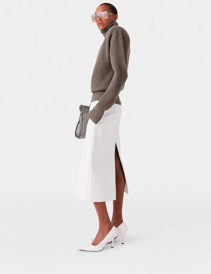 Stella McCartney Knitwear Women LongSleeve Turtleneck Jumper Taupe Brown Stella McCartney Knitwear Women LongSleeve Turtleneck Jumper Taupe Brown
