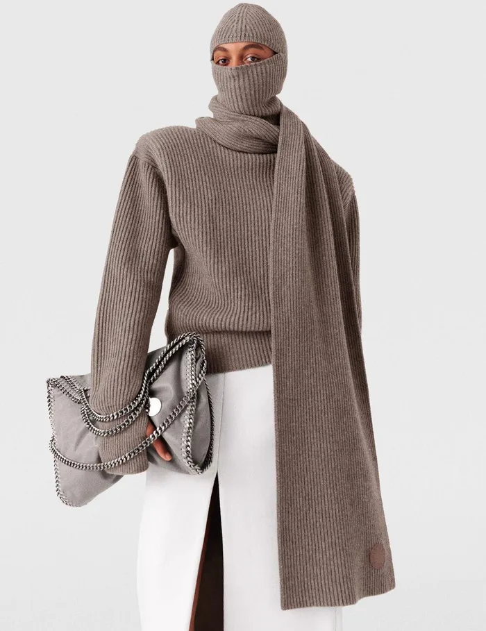Stella McCartney Knitwear Women LongSleeve Turtleneck Jumper Taupe Brown Stella McCartney Knitwear Women LongSleeve Turtleneck Jumper Taupe Brown