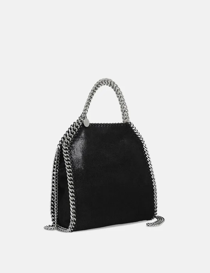 Stella McCartney Mini Bags And Clutches Women Falabella Mini Tote Bag Black Stella McCartney Mini Bags And Clutches Women Falabella Mini Tote Bag Black
