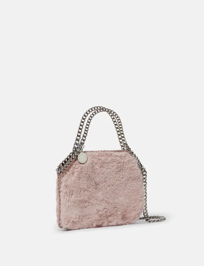 Stella McCartney Mini Bags And Clutches Women Falabella Tiny Teddy Tote Bag Dusty Pink Stella McCartney Mini Bags And Clutches Women Falabella Tiny Teddy Tote Bag Dusty Pink