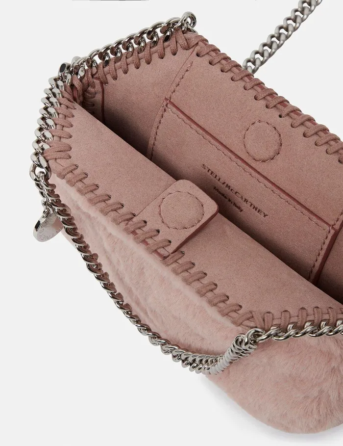 Stella McCartney Mini Bags And Clutches Women Falabella Tiny Teddy Tote Bag Dusty Pink Stella McCartney Mini Bags And Clutches Women Falabella Tiny Teddy Tote Bag Dusty Pink