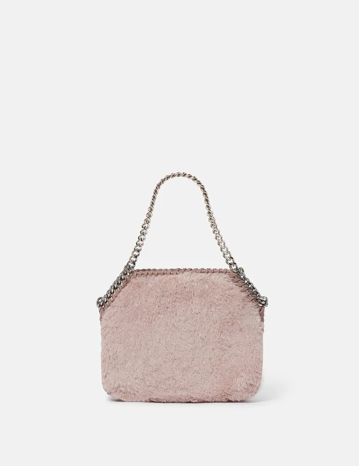 Stella McCartney Mini Bags And Clutches Women Falabella Tiny Teddy Tote Bag Dusty Pink Stella McCartney Mini Bags And Clutches Women Falabella Tiny Teddy Tote Bag Dusty Pink
