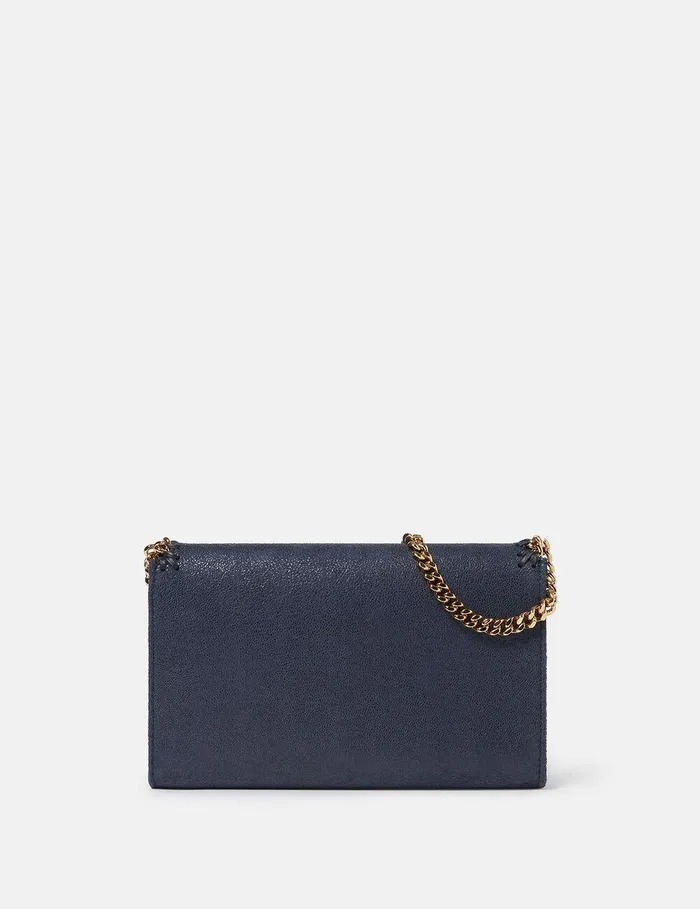Stella McCartney Mini Bags And Clutches Women Falabella Wallet Crossbody Bag Indigo Moon Stella McCartney Mini Bags And Clutches Women Falabella Wallet Crossbody Bag Indigo Moon