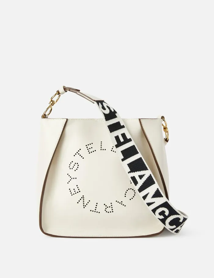 Stella McCartney Mini Bags And Clutches Women Logo Crossbody Bag Pure White