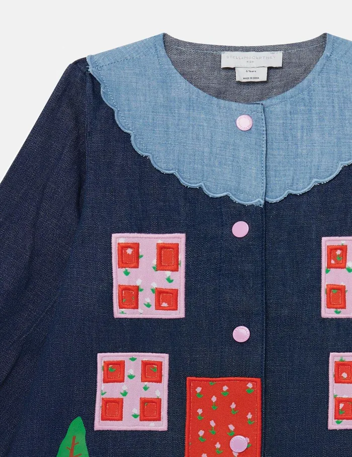 Stella McCartney TShirts And Tops Kids Farmyard Appliqu LongSleeve Blouse Multicolour Stella McCartney TShirts And Tops Kids Farmyard Appliqu LongSleeve Blouse Multicolour