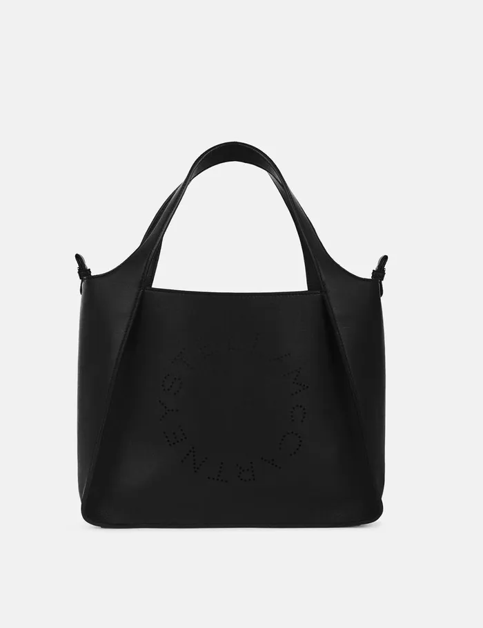 Stella McCartney TopHandle Bags Women Logo Crossbody Tote Bag Black