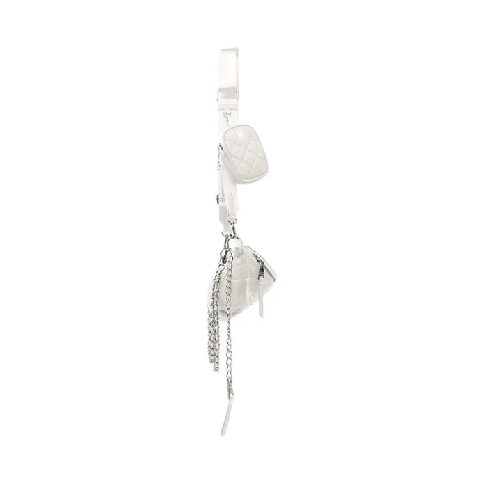 Steve Madden Bpossess White Womens Belt Bags and Backpacks