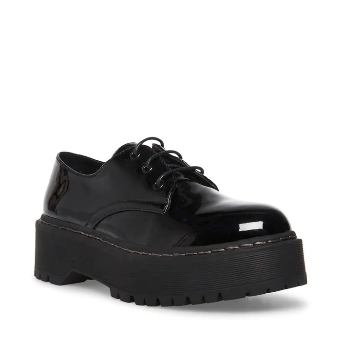 Steve Madden Brenton Black Patent Womens Loafers Steve Madden Brenton Black Patent Womens Loafers