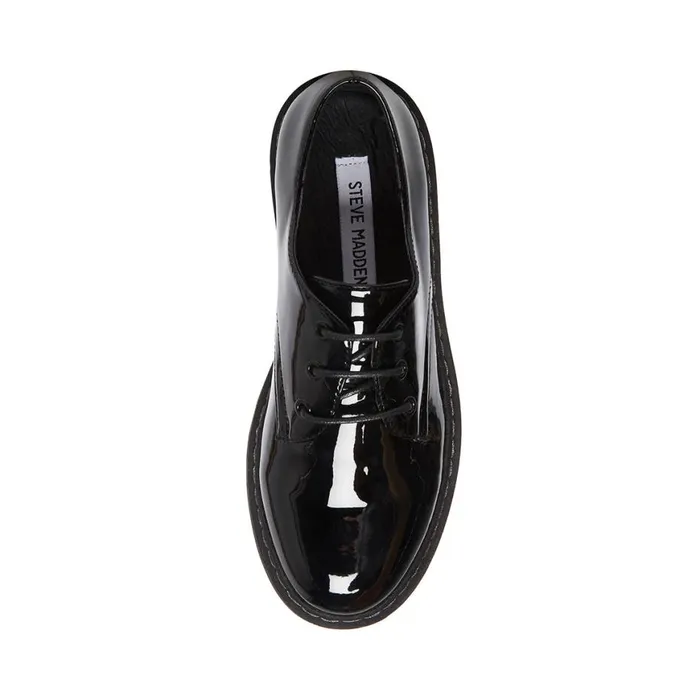 Steve Madden Brenton Black Patent Womens Loafers Steve Madden Brenton Black Patent Womens Loafers