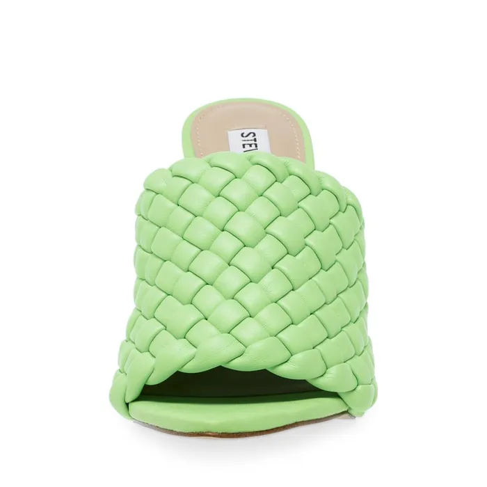 Steve Madden Fateful Light Green Womens Mules