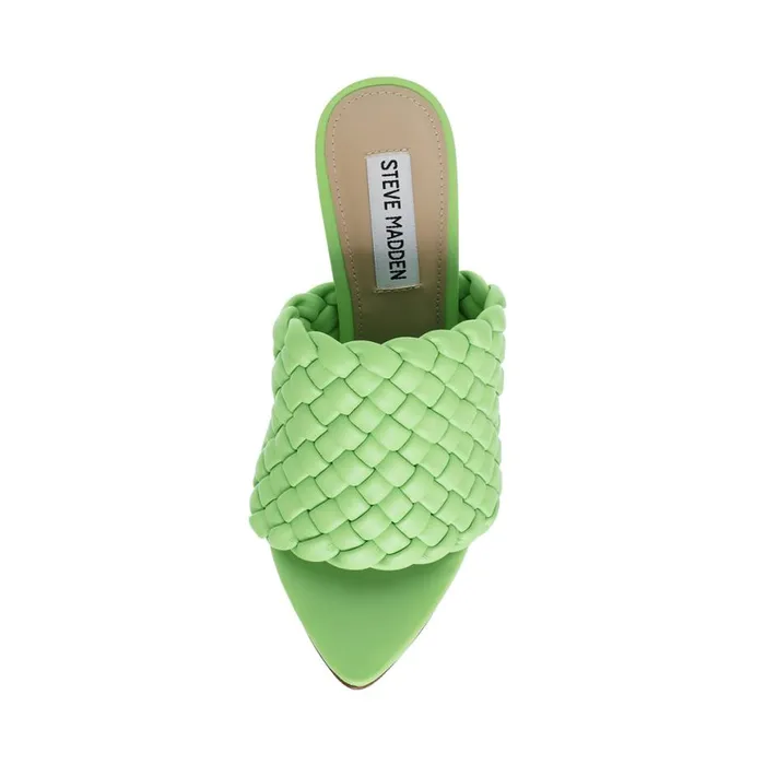 Steve Madden Fateful Light Green Womens Mules