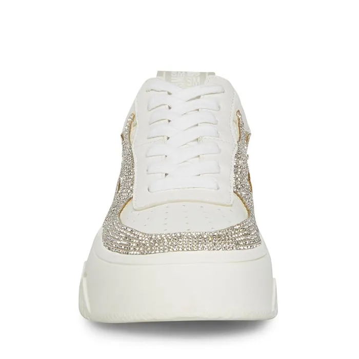 Steve Madden Flames White Womens Sneakers Steve Madden Flames White Womens Sneakers