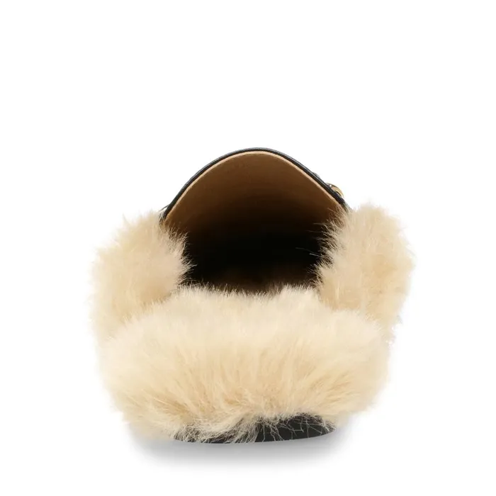 Steve Madden Foreseen F Black Womens Slippers