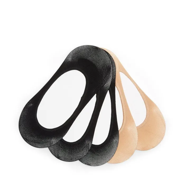 Steve Madden L Micro5 Black Tan Womens Socks and Tights
