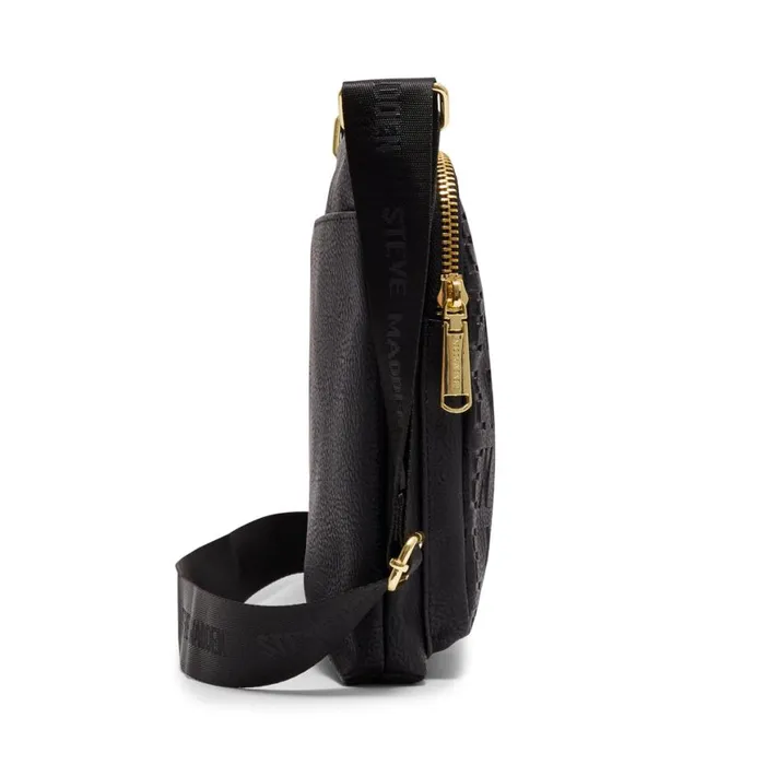 Steve Madden Logo Crossbody Black Womens Shoulder Bags