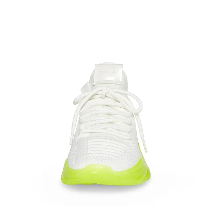 Steve Madden Maxeen White Multi Womens Sneakers