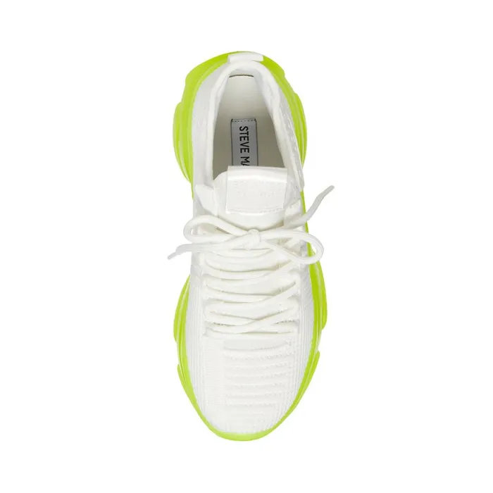 Steve Madden Maxeen White Multi Womens Sneakers