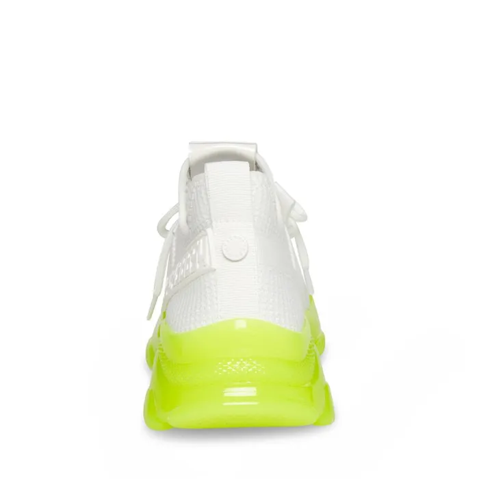 Steve Madden Maxeen White Multi Womens Sneakers