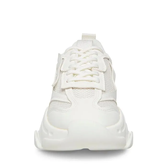 Steve Madden Possession White Womens Sneakers Steve Madden Possession White Womens Sneakers