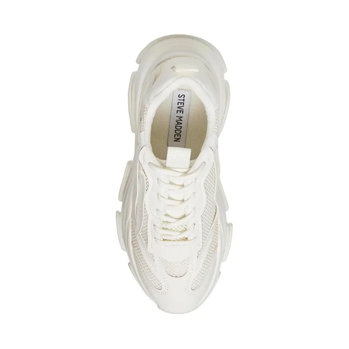 Steve Madden Possession White Womens Sneakers Steve Madden Possession White Womens Sneakers