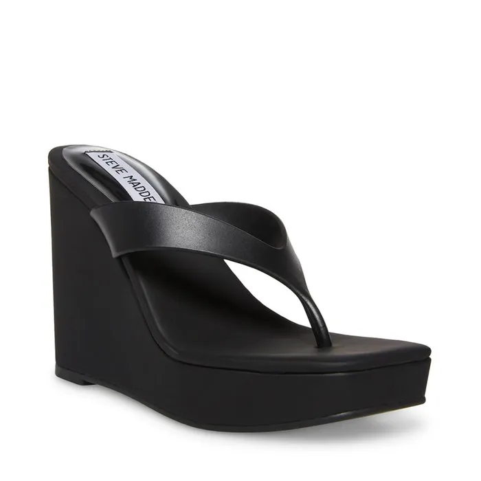 Steve Madden Refined Black Womens Wedges Steve Madden Refined Black Womens Wedges