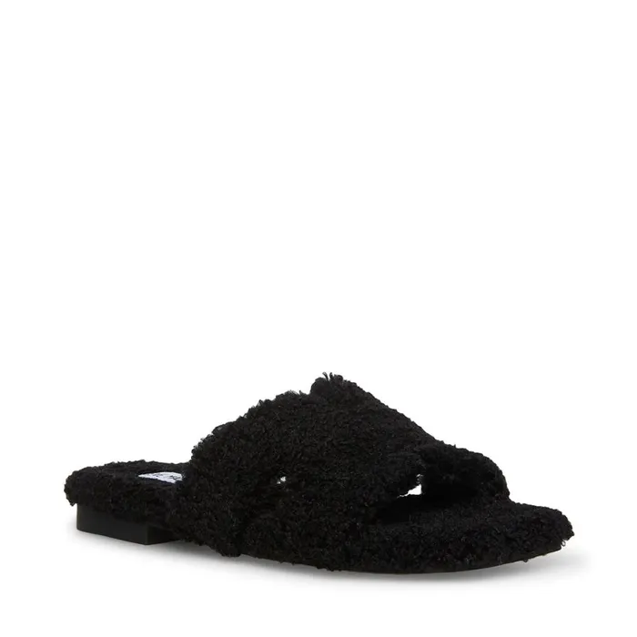 Steve Madden Seek Black Womens Slippers Steve Madden Seek Black Womens Slippers
