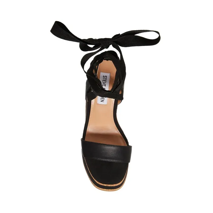 Steve Madden Sofia Black Womens Wedges Steve Madden Sofia Black Womens Wedges