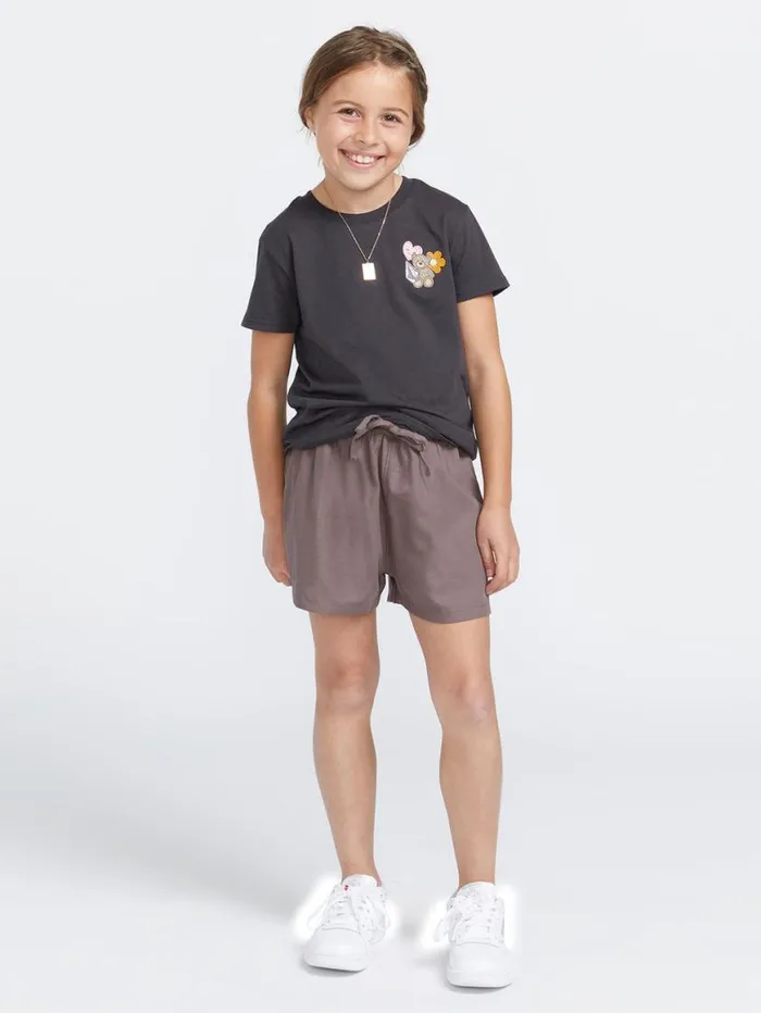 Stone Def Shorts 8211 Slate Grey Kids Volcom Shorts