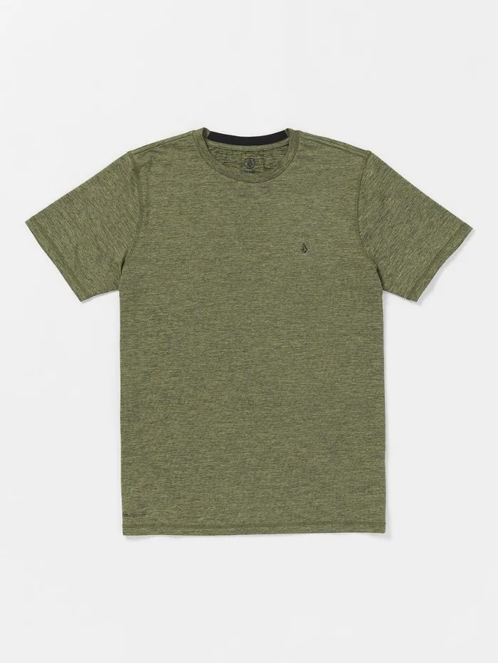 Stoneverse Crew Short Sleeve Shirt 8211 Vintage Green Mens Volcom Mountain Biking