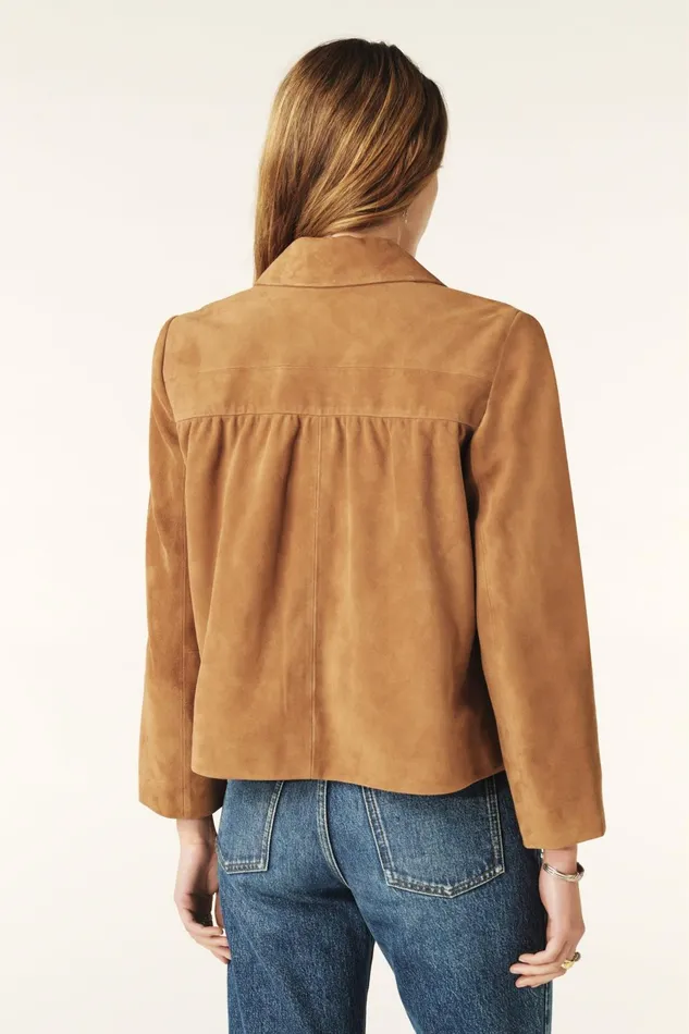 StraightCut Jacket Milas Brown Women Baandsh Jackets and Coats