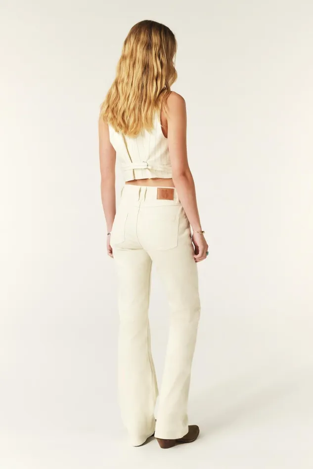 StraightLeg Jeans Ross Brown Women Baandsh Pants and Jeans