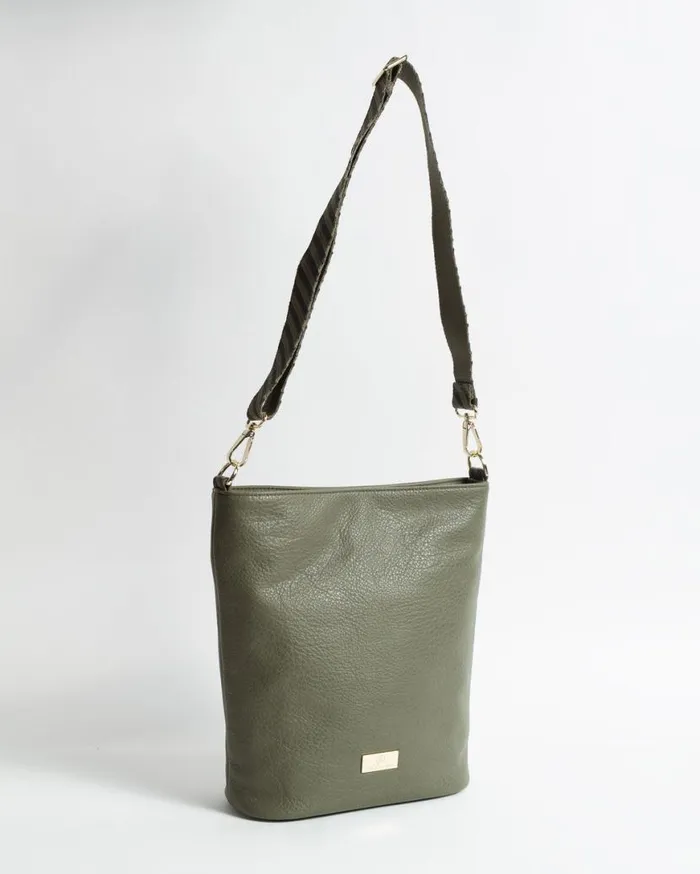 Strapped Shoulder Bag 8211 Army Womens Volcom Bags and Backpacks