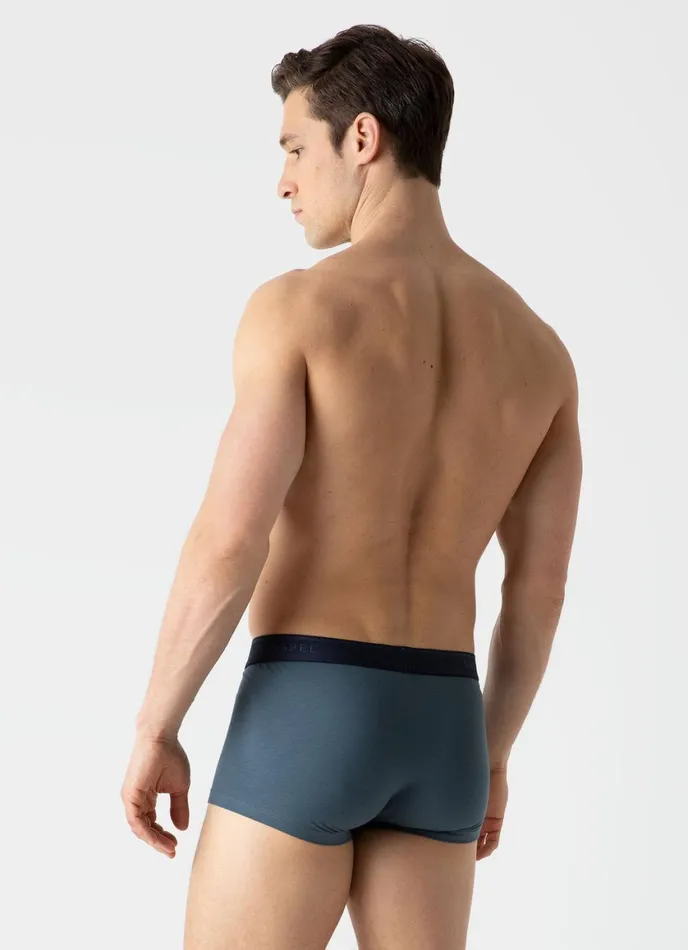 Stretch Cotton Trunks Dark Petrol Men SUNSPEL Trunks and Shorts